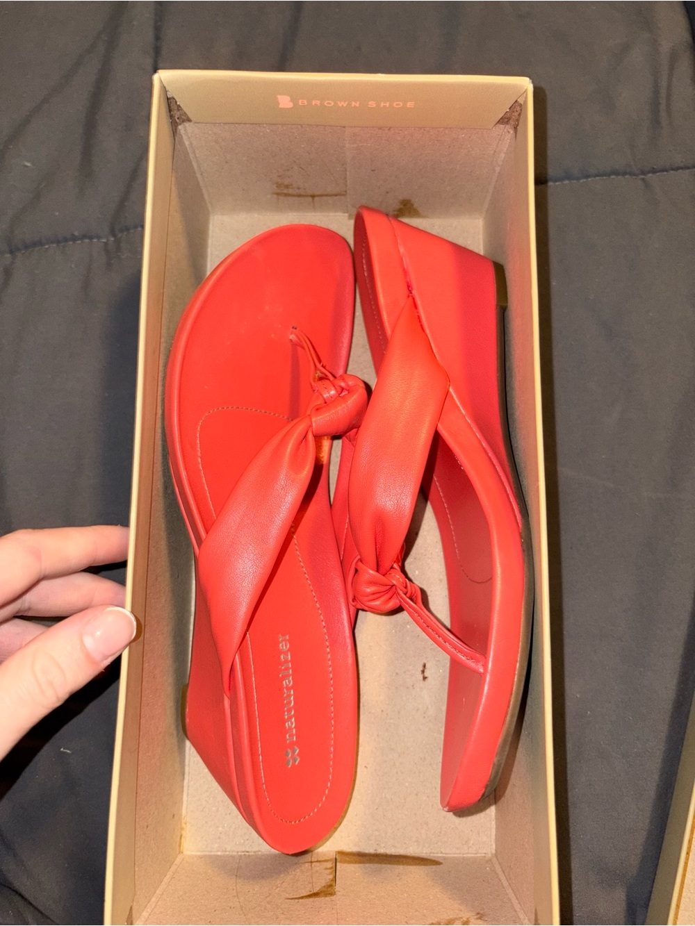 Naturalizer Coral Wedge Sandals